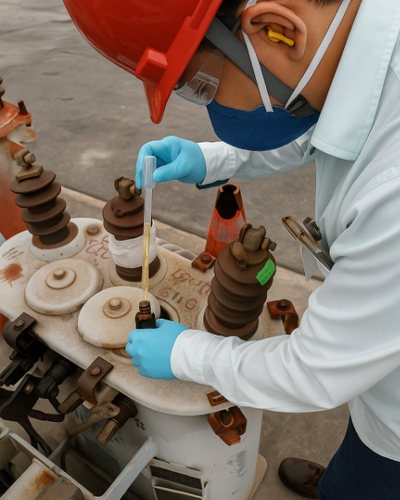 Óleo isolante e contaminados por PCB