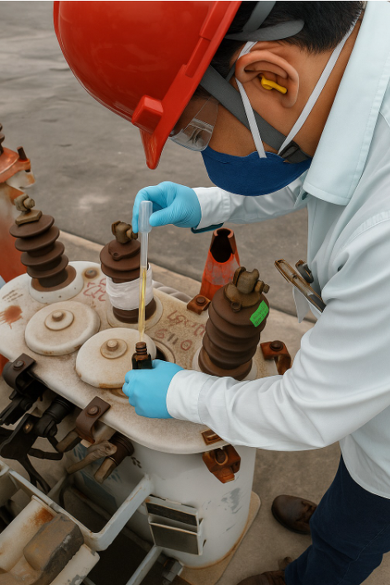 Óleo isolante e contaminados por PCB